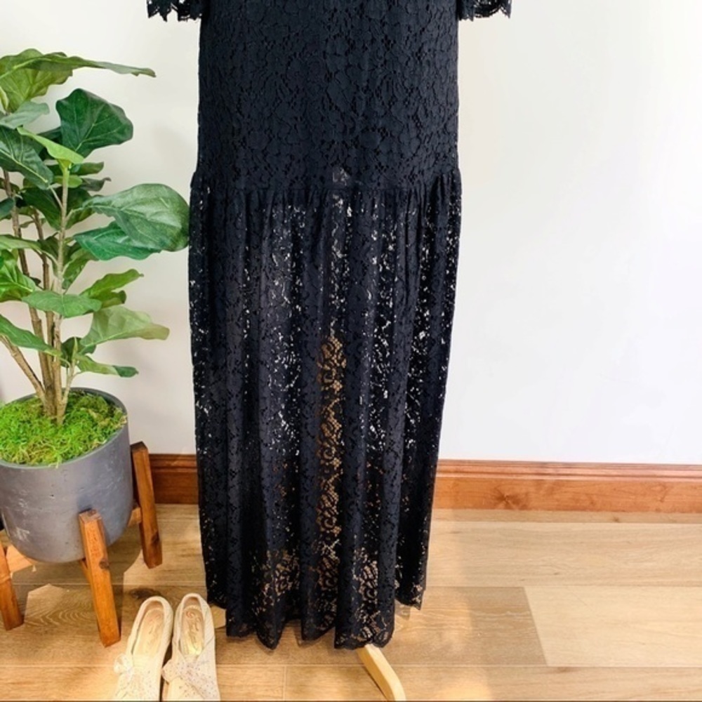 💋Rachel Zoe Adoni black lace maxi dress - Picture 8 of 16